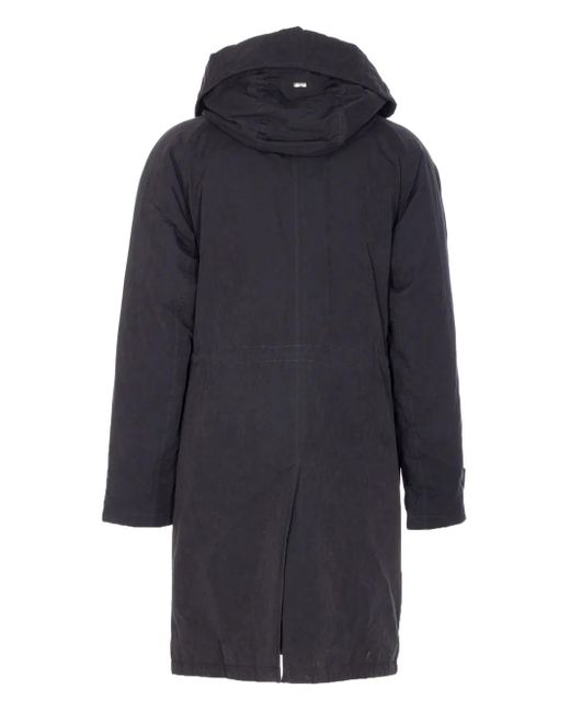 Herno Blue Hooded Padded Jacket for men