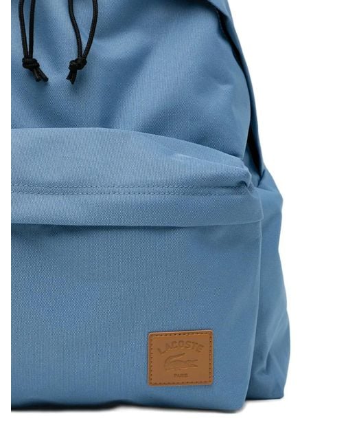 Lacoste Blue Croc Backpack for men