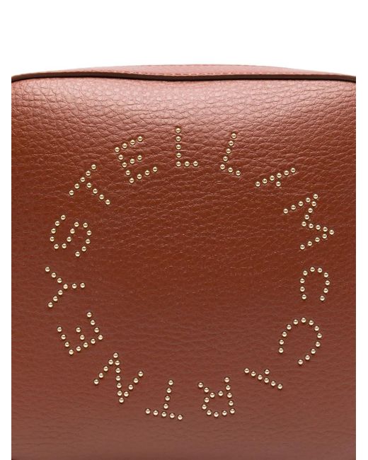 Stella McCartney Brown Logo Cross Body Bag