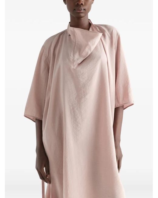 Lemaire Pink Soft-Collar Dress