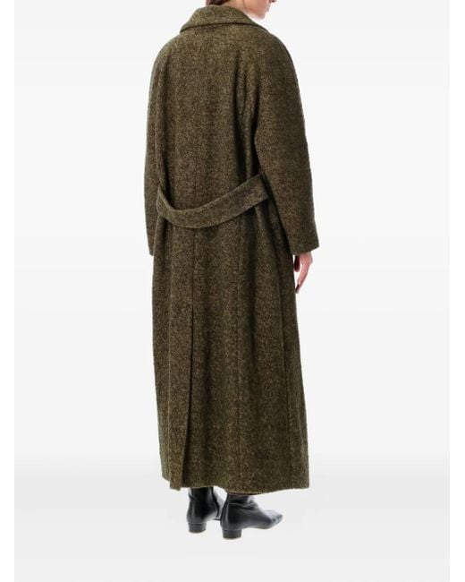 Emporio Armani Green Buttoned Coat
