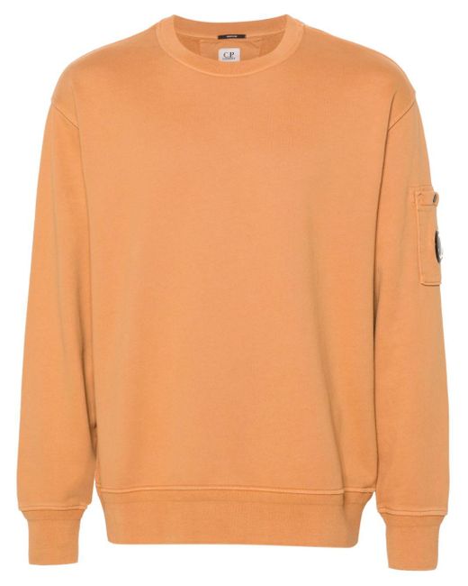 C P Company Sweater Met Lens-detail in het Orange voor heren