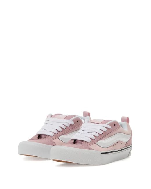 Vans White Knu Skool Sneakers