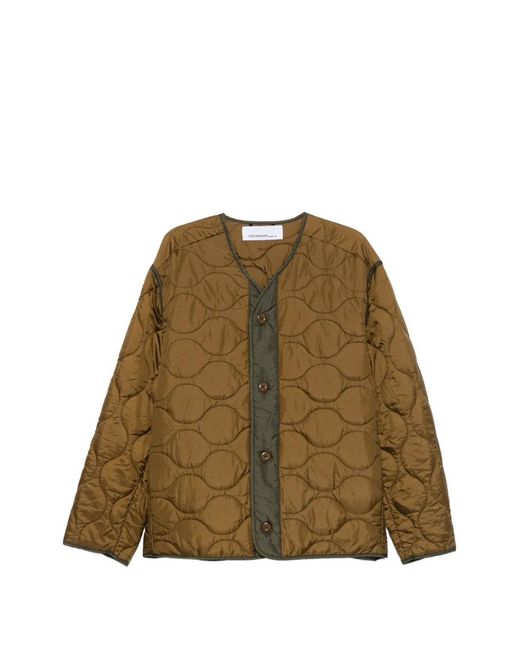 Peacemaker Oamc Green Combat Liner Quilted Jacket for men