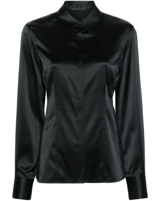Camicia Seamed Slash di Helmut Lang in Black