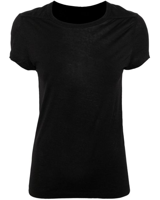 Rick Owens Black Seam-detail T-shirt