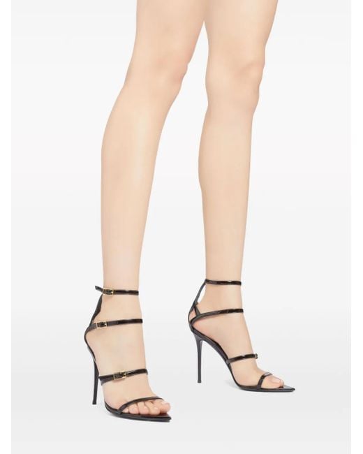 Giuseppe Zanotti Black 105Mm Intriigo Abely Sandals