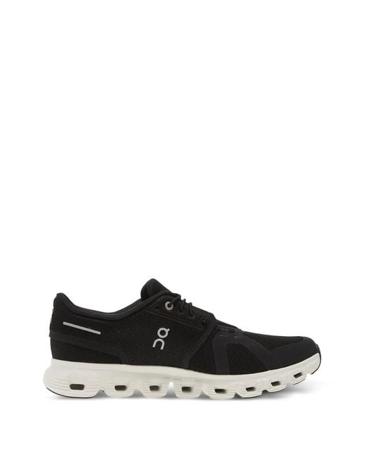 On Shoes Black Cloud 6 Wide Sneakers for men
