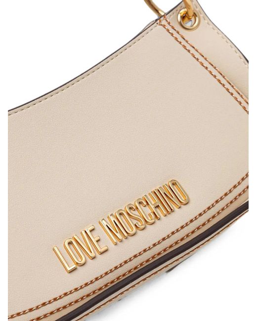 Love Moschino Natural Sac À Main À Logo