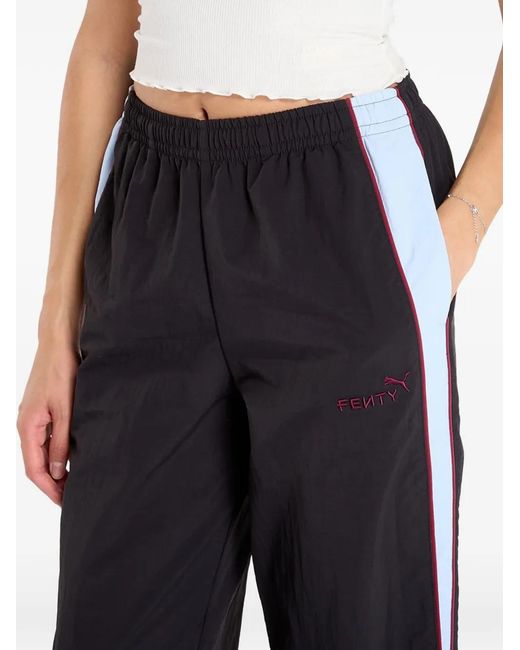 PUMA Black Fenty Side-Stripe Track Pants