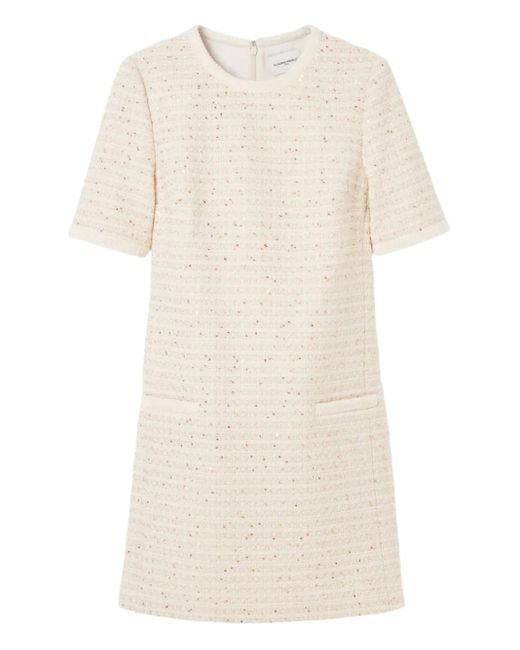 Claudie Pierlot Tweed Jurk in het Natural