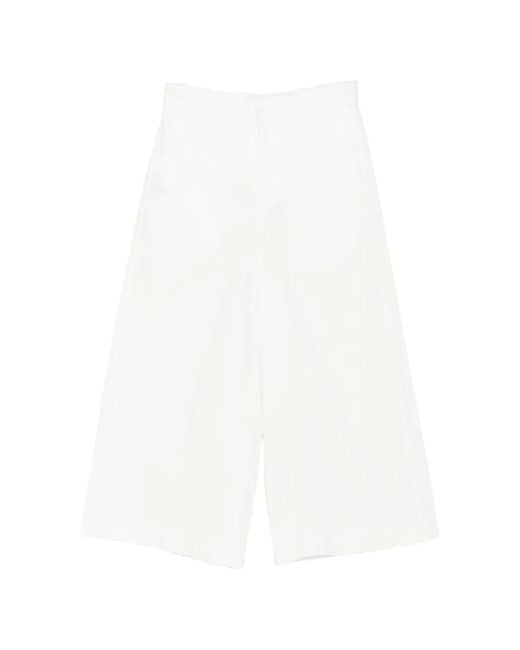 Loewe White Cropped Denim Jeans