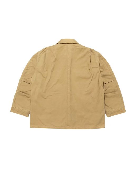 Mainless Natural Distressed Cotton Jacket