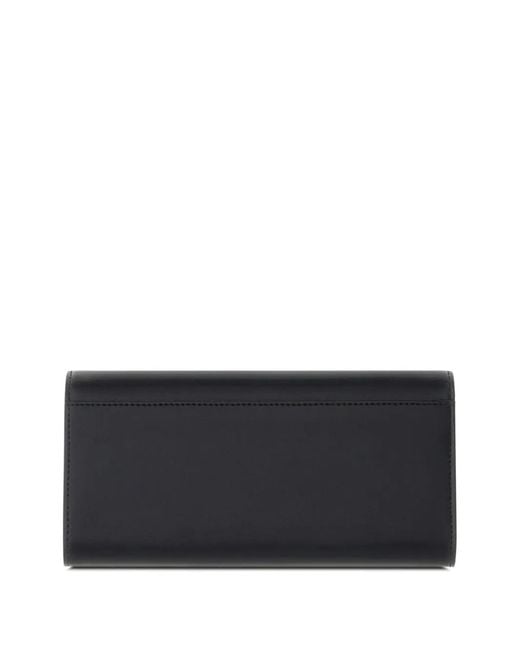 Guess Gray Logo-Plaque Wallet