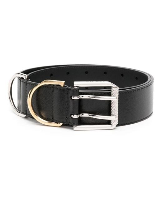 Givenchy Black Logo-debossed Leather Belt