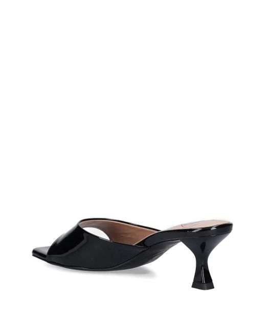 Love Moschino Black Open-Toe Heeled Sandals