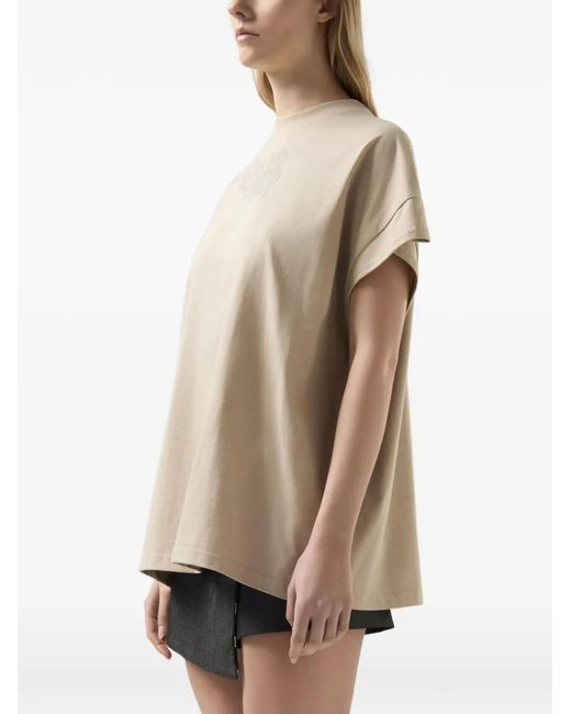 Gcds White Apple-Print T-Shirt