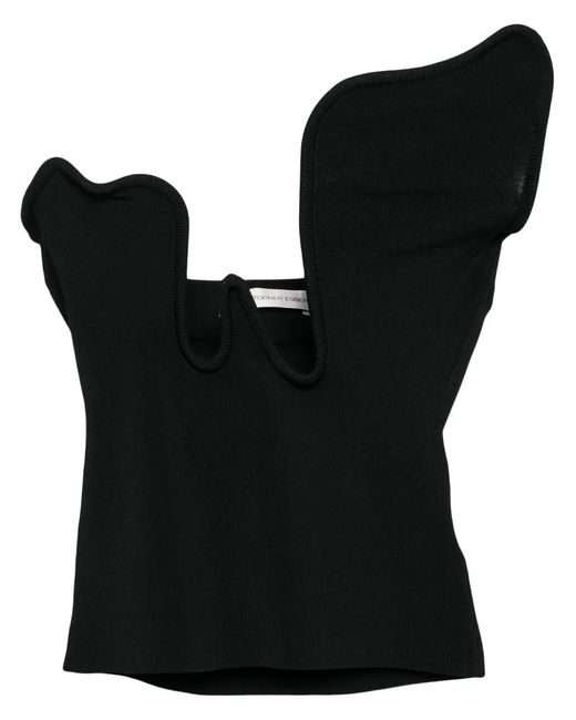 Christopher Esber Black Salacia Top