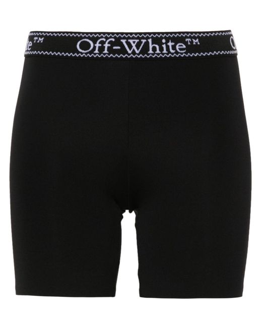 Short à bande logo Off-White c/o Virgil Abloh en coloris Black