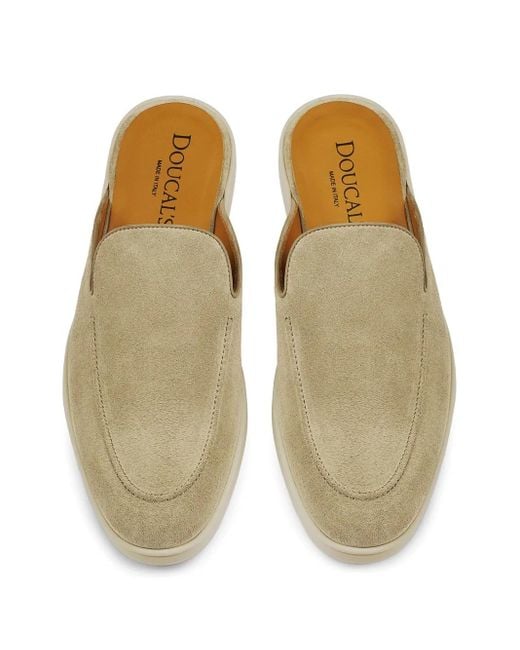 Doucal's Natural Suede Sandals for men