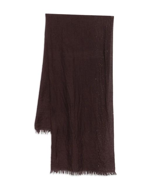 Faliero Sarti ニット スカーフ Brown