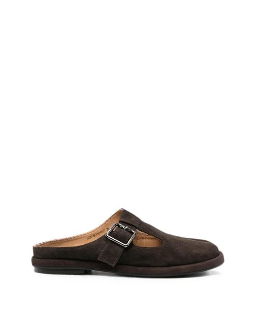 SERGIO MORETTI FIRENZE Multicolor Chaussons En Daim À Boucle