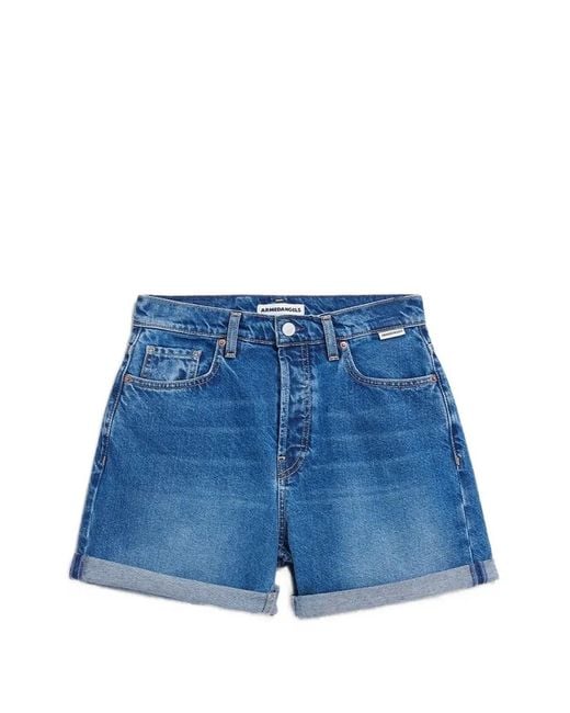 ARMEDANGELS Blue Short Sheaari En Jean