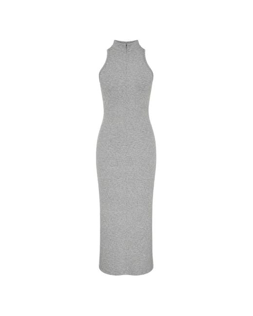 Club21 Collection White Luna Cut-Out Midi Dress