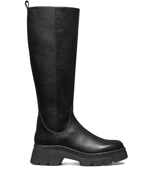 Geox Black Bottes À Plateforme