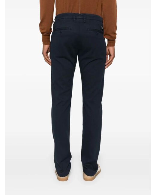 Jacob Cohen Blue Cotton-Blend Trousers for men