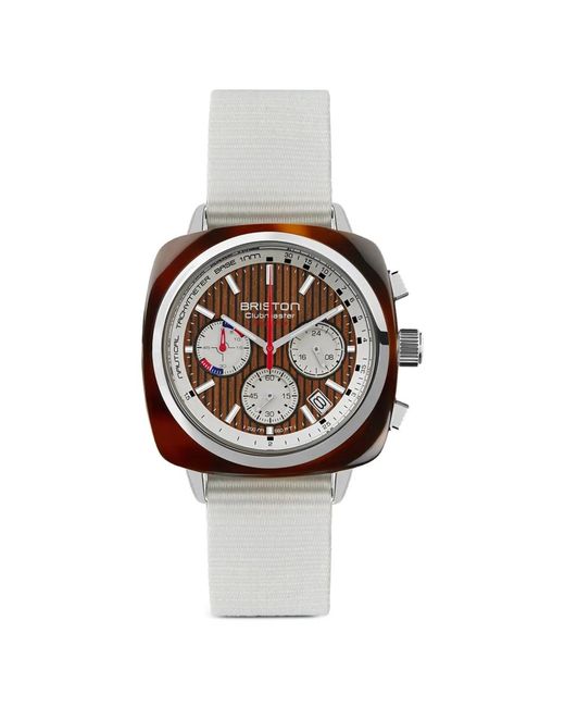 Briston Gray Clubmaster Regatta 42Mm Watch