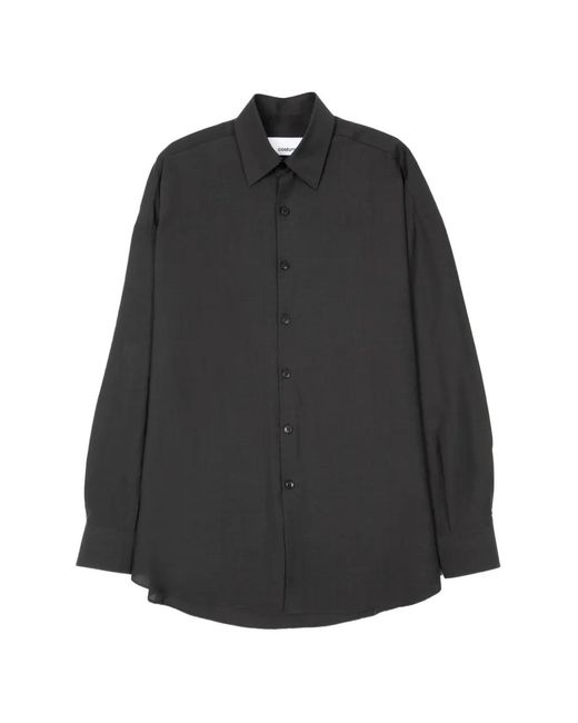 Costumein Black Buttoned Shirt for men