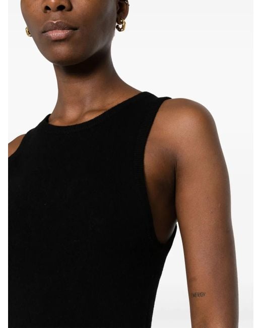 Max & Moi Black Debardeur Sleeveless Top