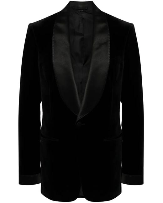 Tom Ford Black Velvet Blazer for men