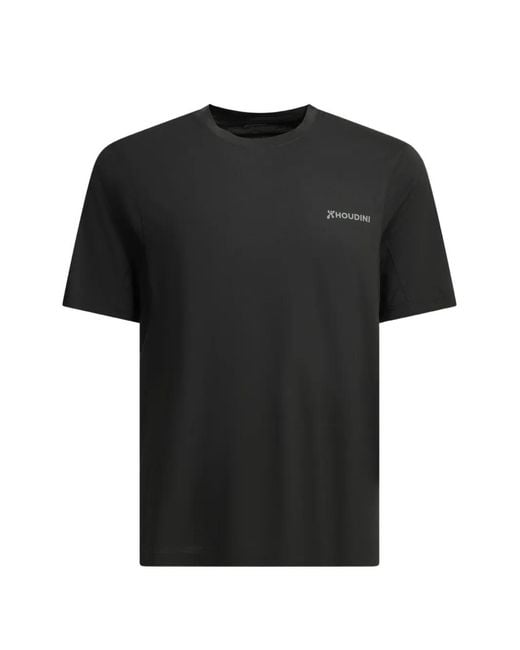 Houdini Sportswear Black Logo-Print T-Shirt for men