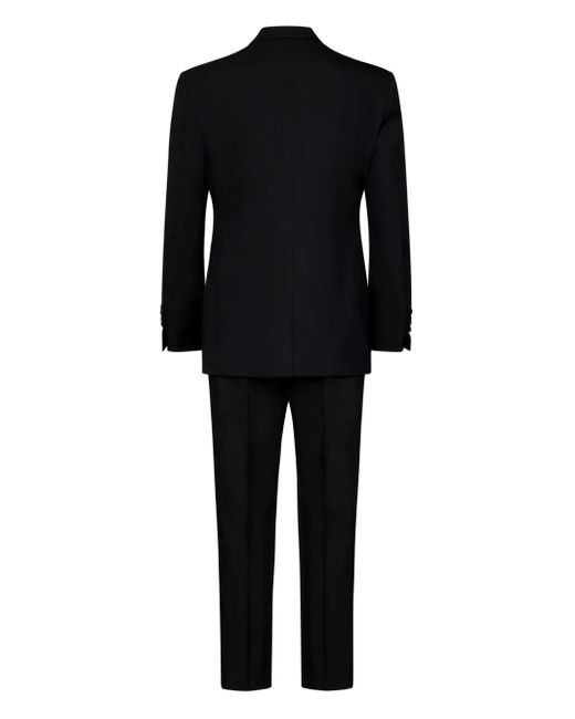 Tom Ford Black Single-Breasted Wool Suit for men