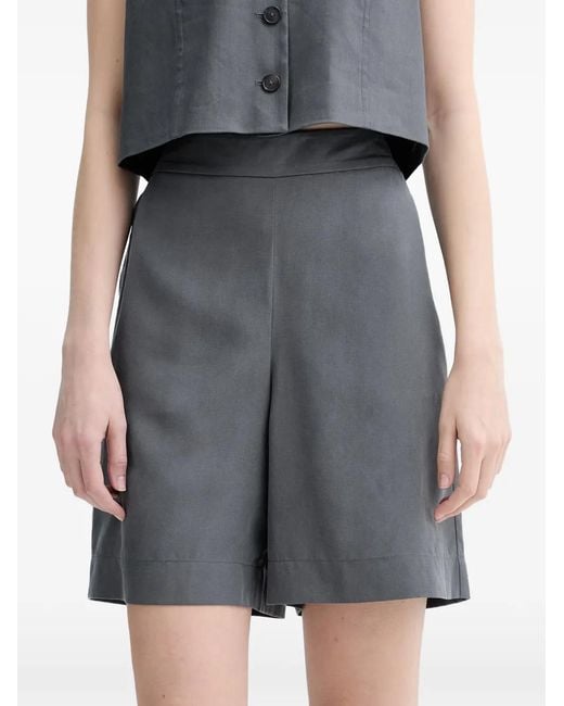 Marc O' Polo Gray Short À Taille Élastiquée