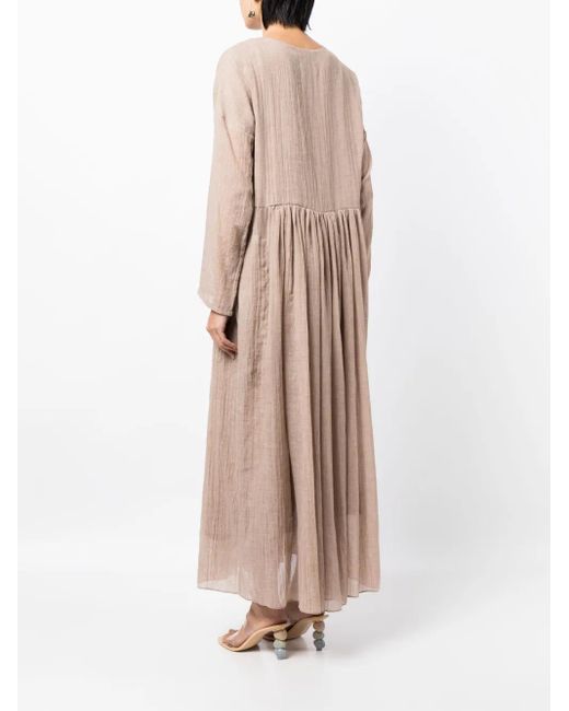 Robe Ample À Broderies Bambah en coloris Natural