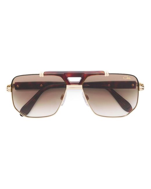 Cazal Metallic Navigator-frame Sunglasses