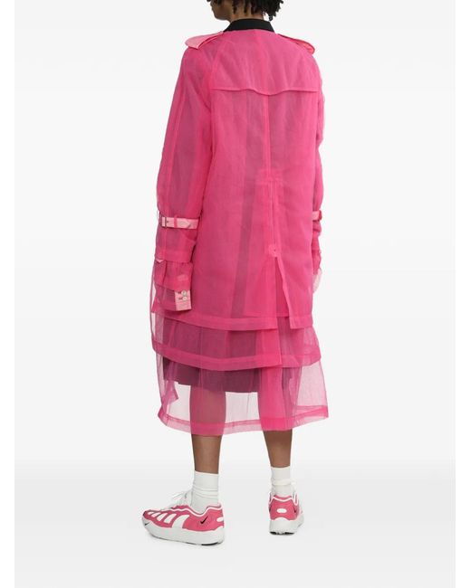 Comme des Garçons Pink Zip-Pocket Coat for men
