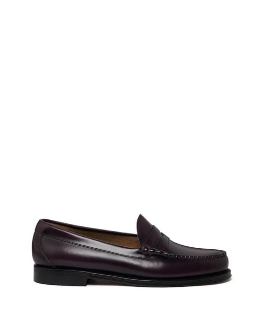G.H.BASS White Weejuns Larson Penny Loafers for men