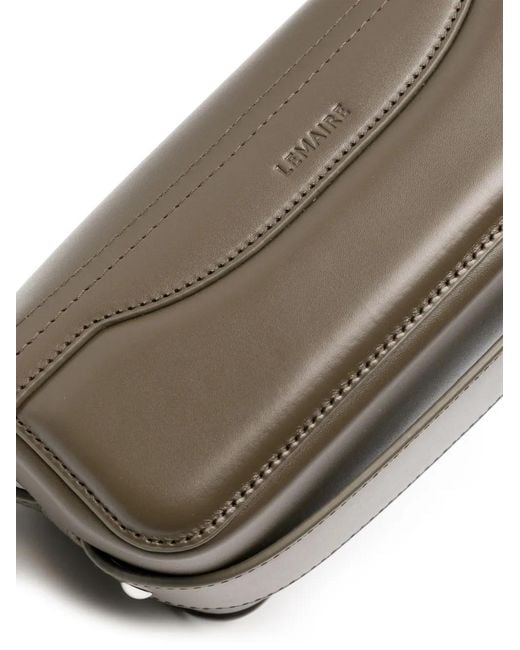 Lemaire Gray Ransel Leather Tote Bag