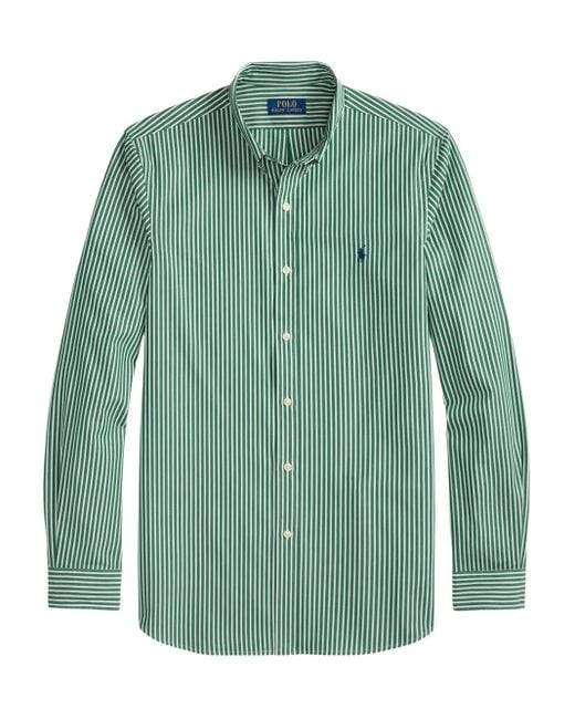 Chemise Rayée À Manches Longues Polo Ralph Lauren pour homme en coloris Green