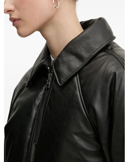 HUGO Black Zip-Up Bomber Jacket