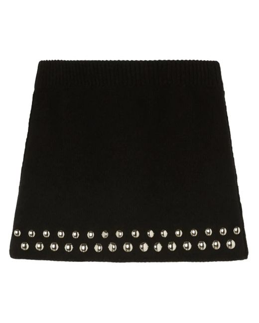 Alanui Love And Studs Mini-Rok in het Black
