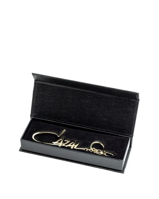 Cazal Natural Logo-Plaque Keyring