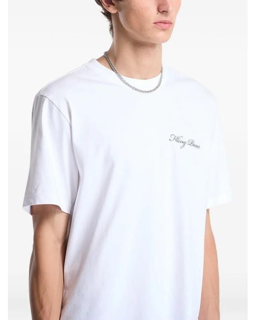 Filling Pieces White Director Graphic-Print T-Shirt for men