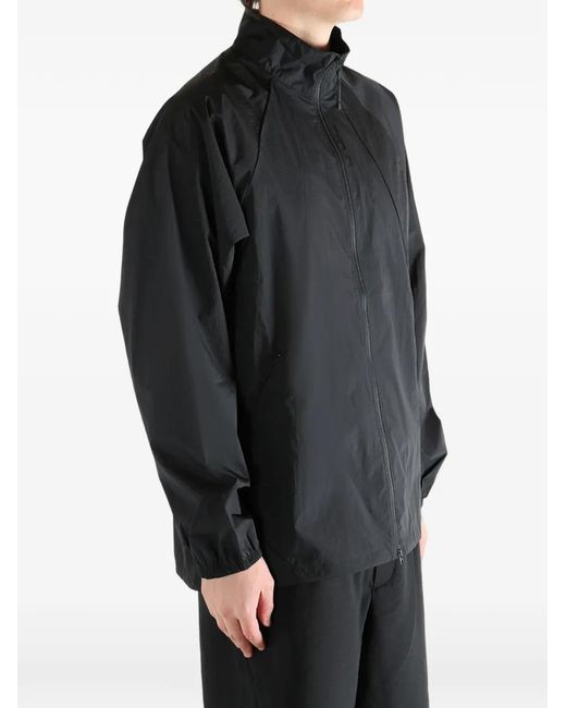 Goldwin Black Raglan-Sleeve Sheer Jacket