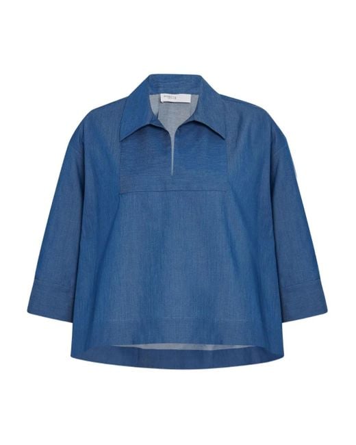 Blusa di Rosetta Getty in Blue
