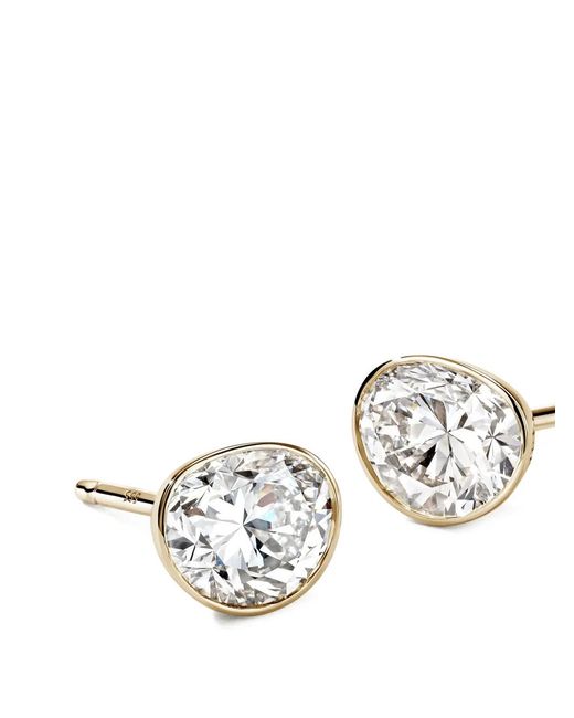 John Hardy White Jh Lovestruck Stud Diamonds Earrings